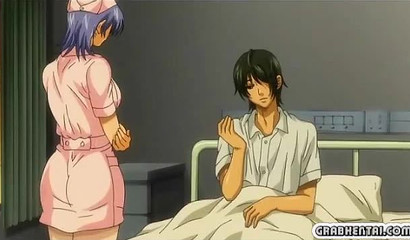 Young Hentai babe gets fucked by a patient in the hospital restroom