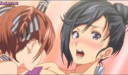 Hentai virgins sharing my large cock in POV