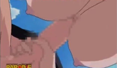 Lucky Naruto Uzumaki fucks sexy blonde outside