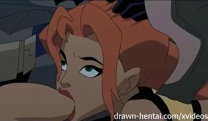 Curvy anime cutie gives a stranger a perfect BJ