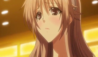 Hentai swimmer strips and strokes my dick with her big tits