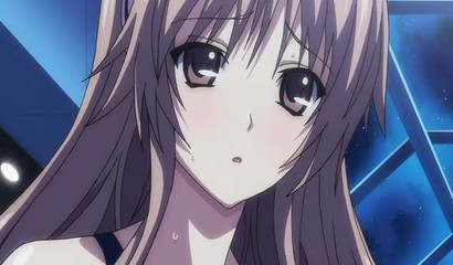 Hentai swimmer strips and strokes my dick with her big tits