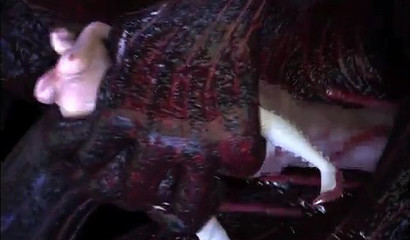 Cute anime babe gets dominated by tentacles