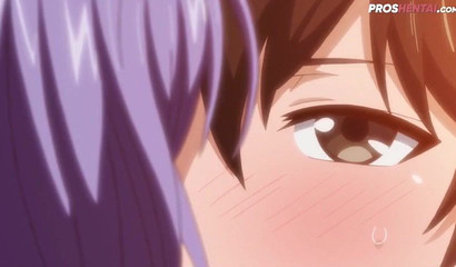 Hentai stunner cums while riding my hard penis