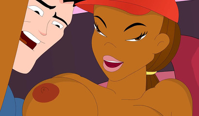 Foxxy Love and Princess Clara fuck hard in a wild anime 3some