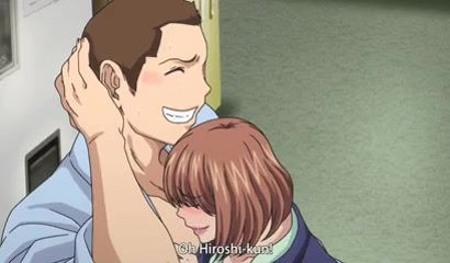 Busty anime babe gets gangbanged after karate practice