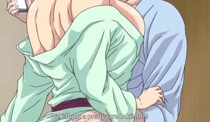 Busty anime babe gets gangbanged after karate practice
