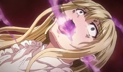 Sluts with big tits get involved in an anime orgy