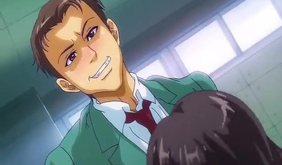 As mocinhas da escola Hentai participam de uma orgia na sala de aula