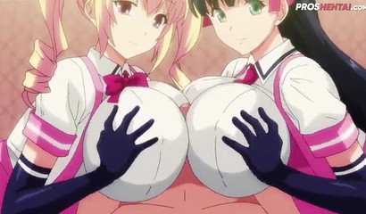 Hentai teens surprised and fucked me for my birthday