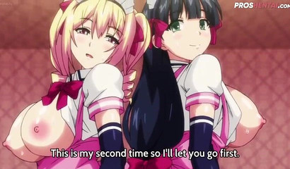 Hentai teens surprised and fucked me for my birthday