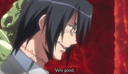 Pink-haired babe gets orally pleased and banged by a monster