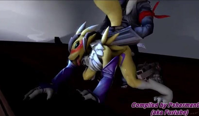 Horny animals fuck each other in hot anime compilation