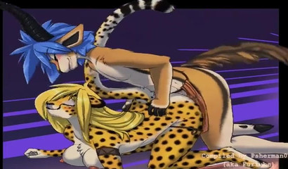 Horny animals fuck each other in hot anime compilation