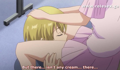 Hot Hentai babe caught receiving oral pleasure