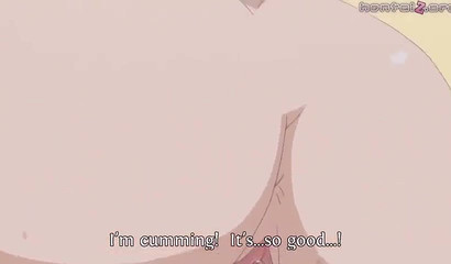 Hentai schoolgirls getting screwed in an FFM threesome