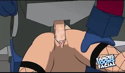 Nerdy Meg Griffin blows a huge dick in cartoon porn scene
