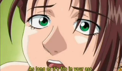 Anime teacher masturbates after giving her student a BJ