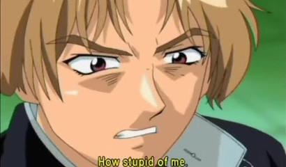 Anime teacher masturbates after giving her student a BJ