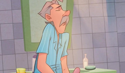 Anime beauties uses their booties to seduce their stepgrandpa