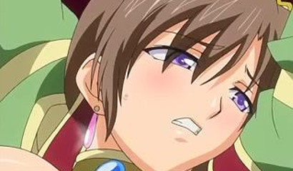 Bound anime babe gets fucked while hanging