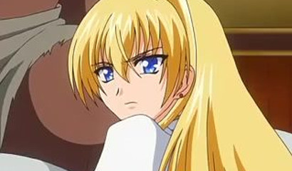 Bound anime babe gets fucked while hanging