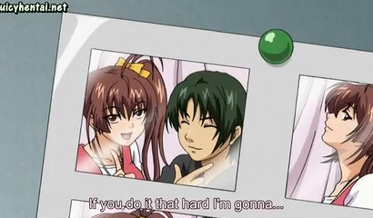 Hentai mom dominates her stepson while riding his dick