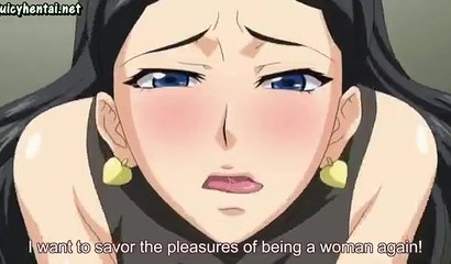 Hentai mom dominates her stepson while riding his dick