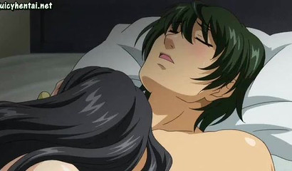 Hentai mom dominates her stepson while riding his dick