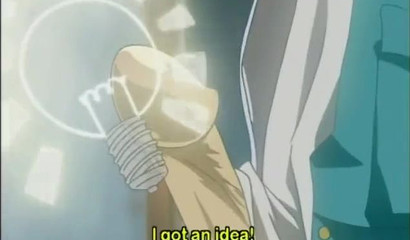 Hentai sweetie came over and was surprised of size of my dick