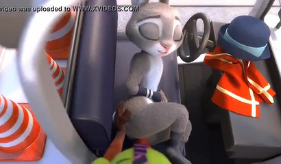 Judy Hopps from Zootopia gets her asshole penetrated