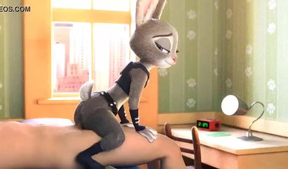 Judy Hopps from Zootopia gets her asshole penetrated