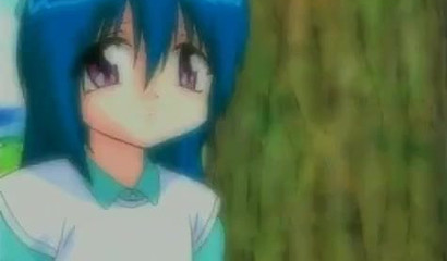 Hentai slut worships and rides a stiff penis