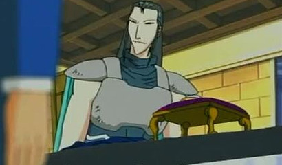 Hentai slut worships and rides a stiff penis