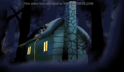 Poor Snow White gets banged by a scary monster