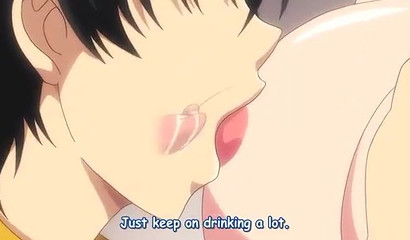 Watching cute boy licking my big boobs makes me super horny