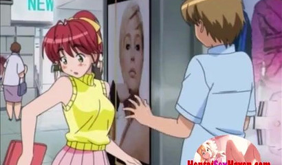 Hentai schoolgirl gets finger fucked at school