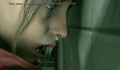 Busty 3d brunette gets fucked by a tentacle monster