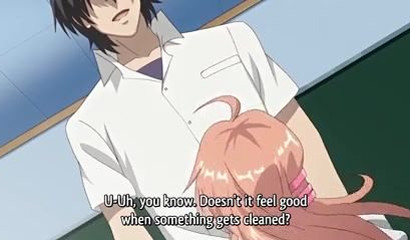 Pink-haired Hentai doll gets ravished by a big dong