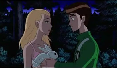 Blonde babe fucks Ben Tennyson on the first date