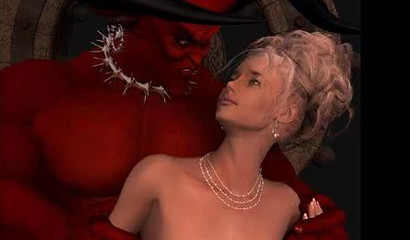 Curvy wives get possessed and fucked by cruel monsters