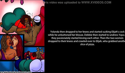 Curvy anime wives humping big black cocks