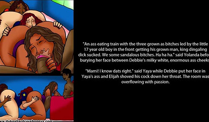 Curvy anime wives humping big black cocks