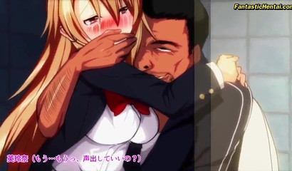 Young anime schoolgirl gets fucked by old pervert