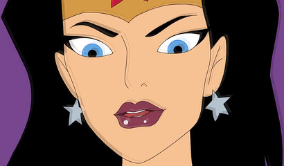 Justice League porn cartoon- Wonder Woman gangbanged by superheroes