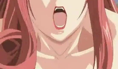 Bitchy redhead Hentai angel is getting her mouth fucked by the boss