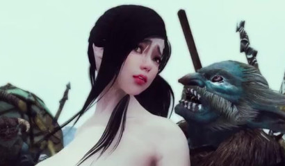 Any evil creature can fuck this helpless girl