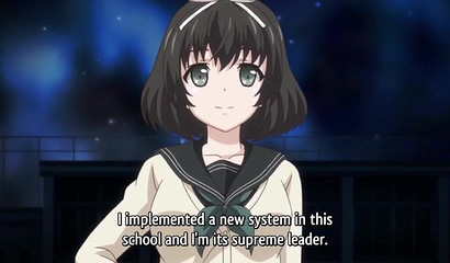 Big-breasted schoolgirl riding the dude's hot cock