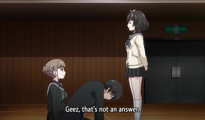 Big-breasted schoolgirl riding the dude's hot cock