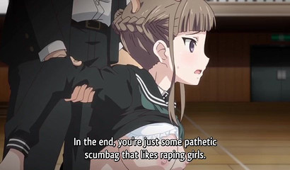 Big-breasted schoolgirl riding the dude's hot cock